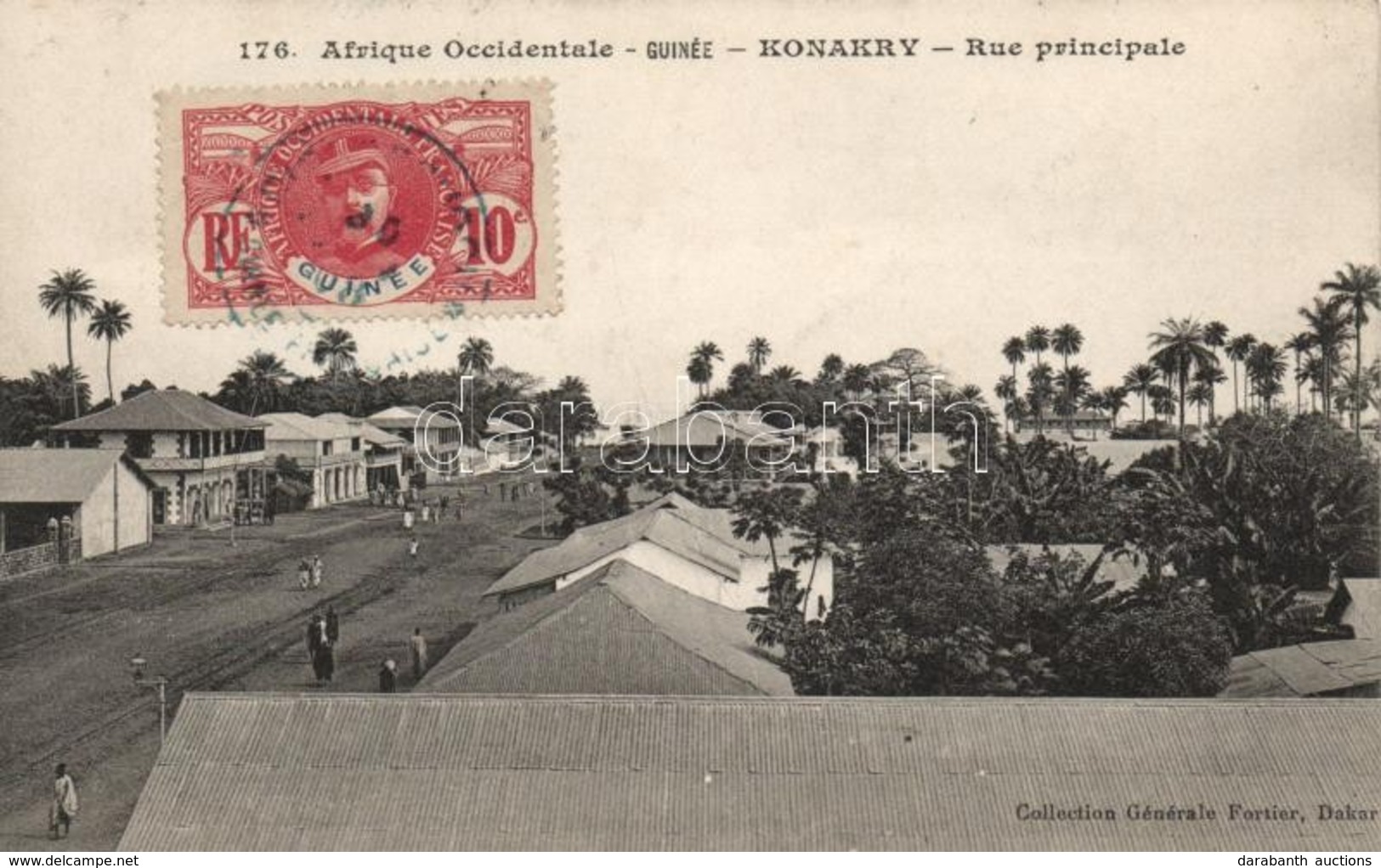 T2 1908 Conakry, Rue Principale / Main Street. TCV Card - Sin Clasificación