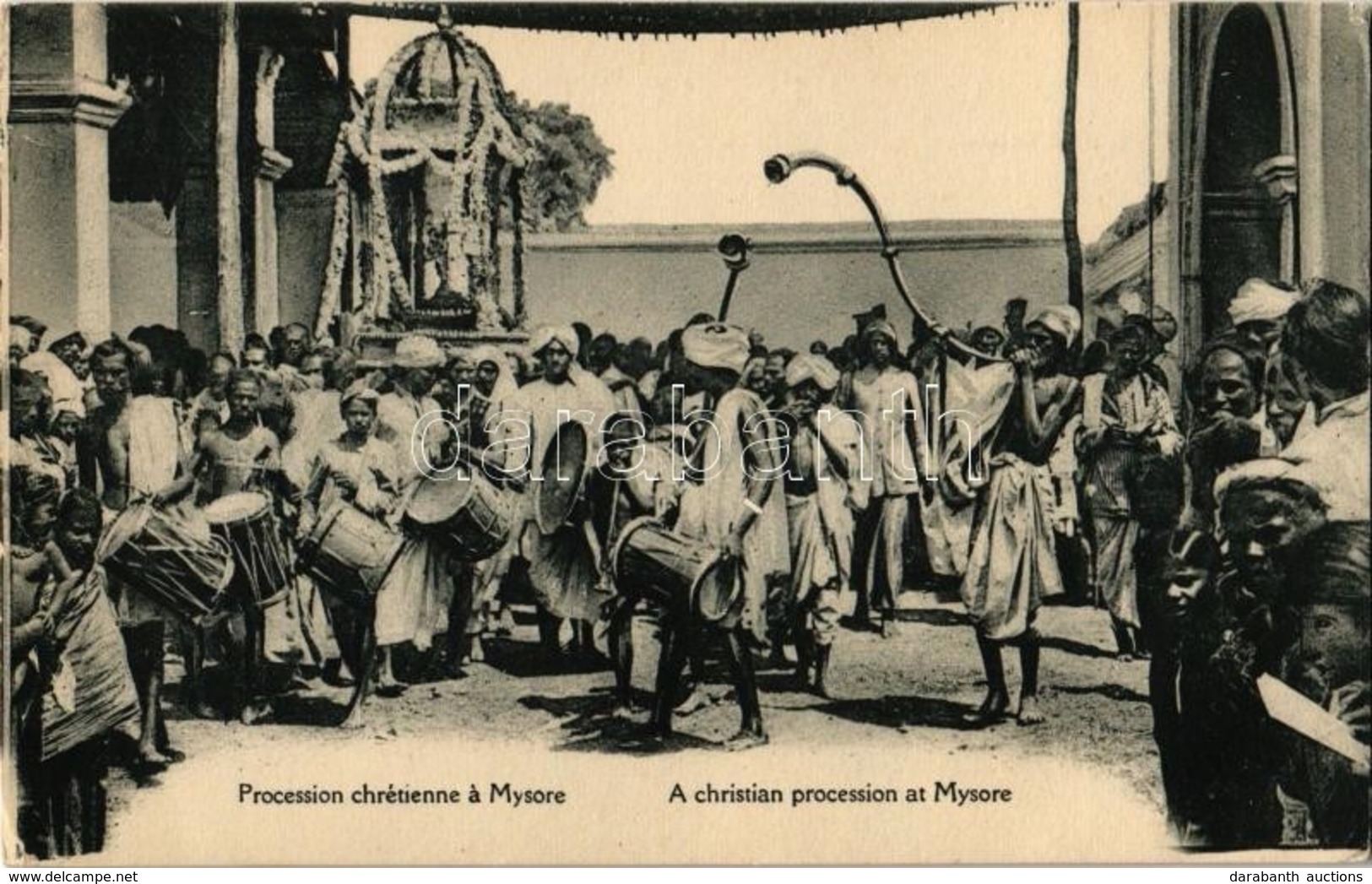 ** T2/T3 Mysuru, Mysore; Procession Chrétienne / Christian Procession (EK) - Non Classés