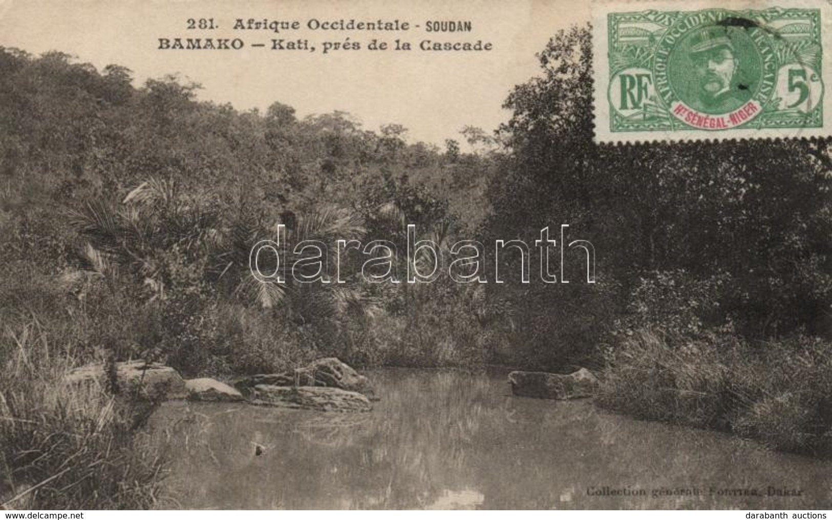 T2 1912 Bamako - Kati, Prés De La Cascade / Near The Waterfall. TCV Card - Unclassified