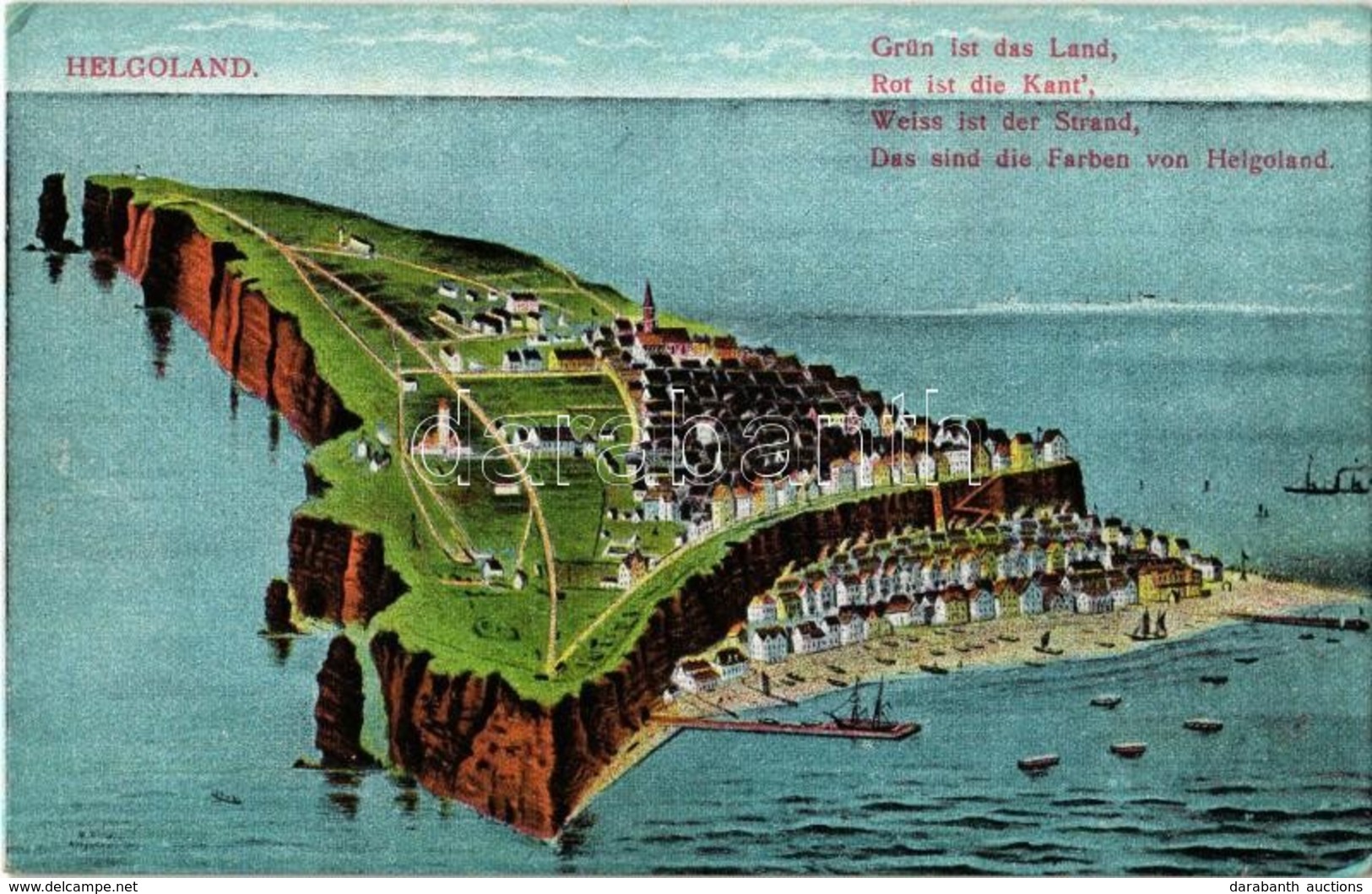 ** T2/T3 Helgoland, General View. Verlag Helio 26170. M. Glückstadt & Münden (EK) - Ohne Zuordnung