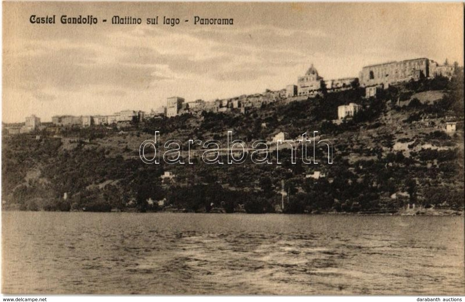 ** T2 Castel Gandolfo, Mattino Sul Lago, Panorama / Lake, General View - Unclassified