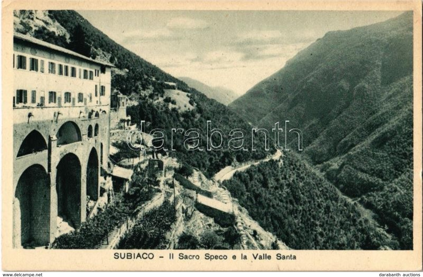 ** T2 Subiaco, Il Sacro Speco E La Valle Santa / Monastery Of St. Benedict, Valley - Ohne Zuordnung