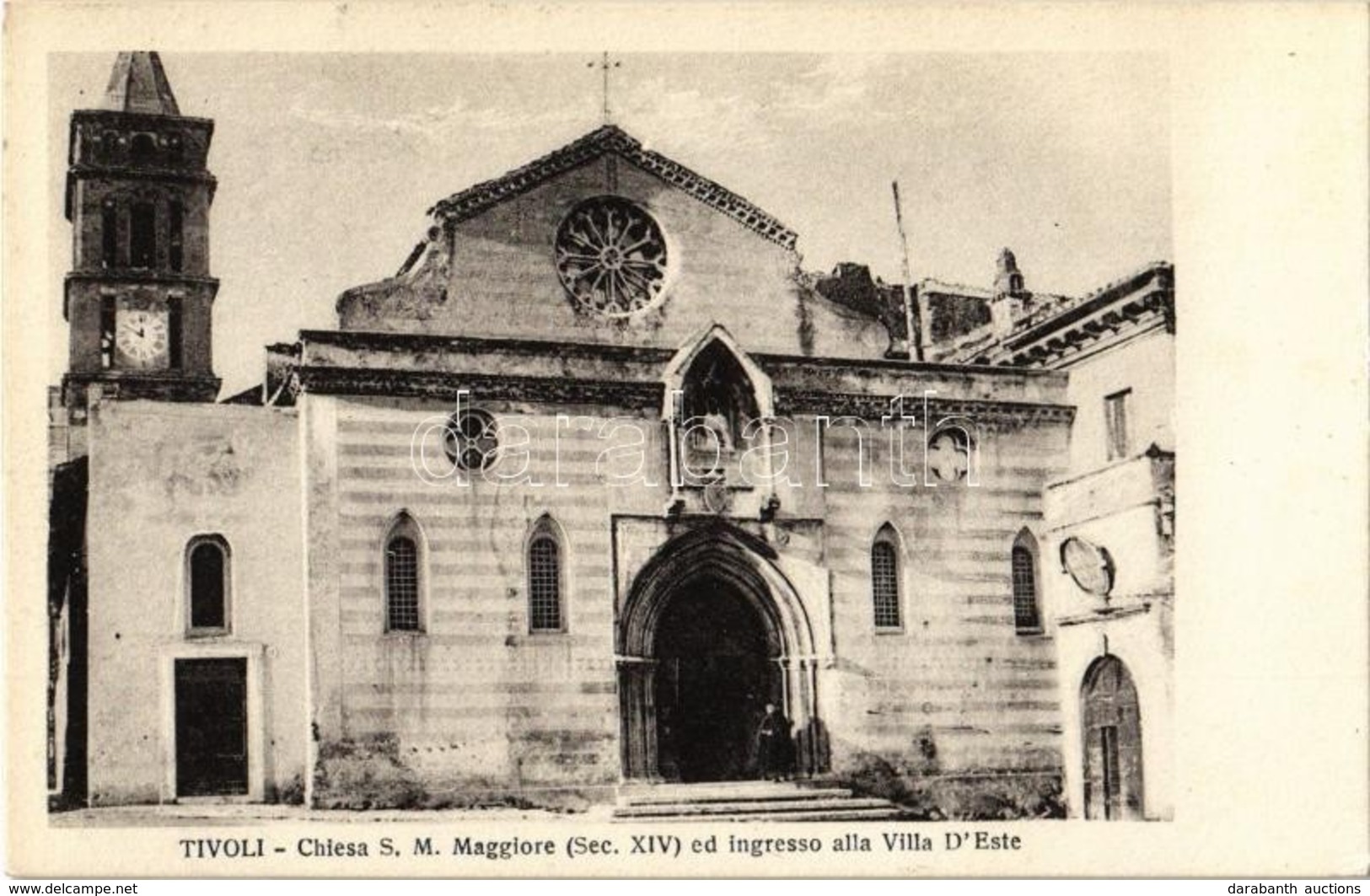 ** T2 Tivoli, Chiesa S. M. Maggiore Ed Ingresso Alla Villa D'Este / Church, Villa Entrance - Zonder Classificatie