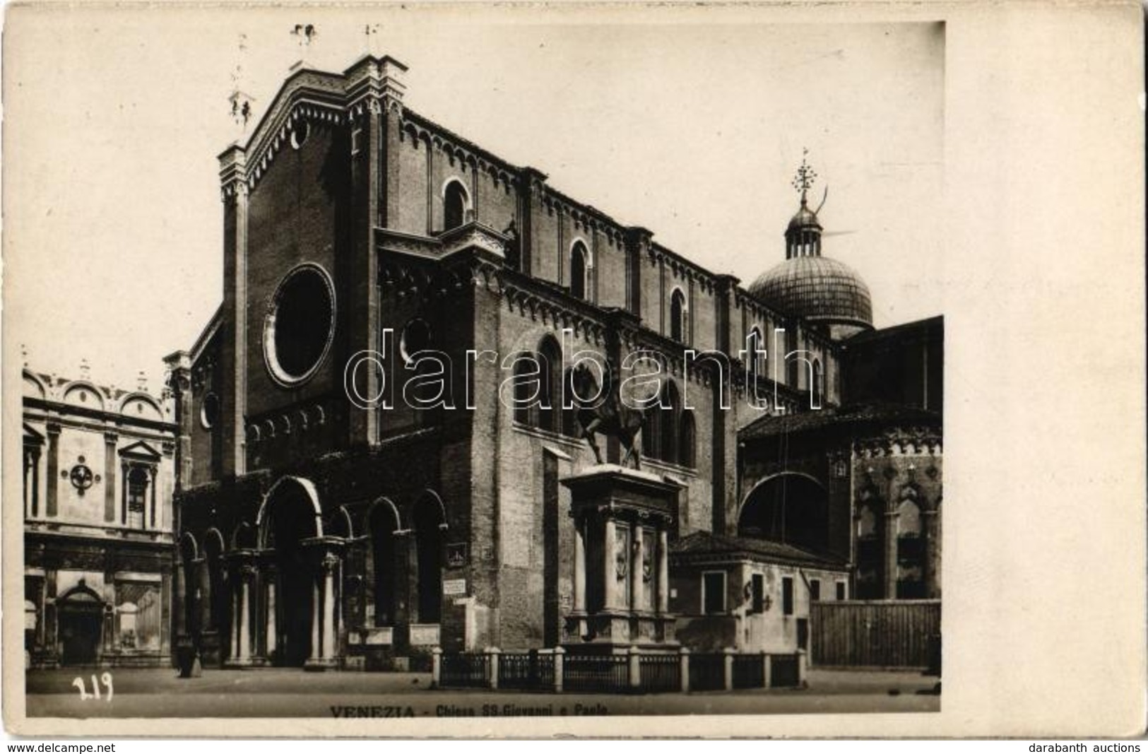 ** T2 Venezia, Venice; Chiesa SS. Giovanni E Paolo / Church - Zonder Classificatie