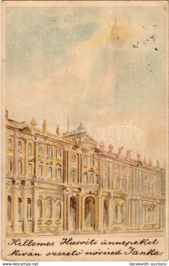 T2 1907 Saint Petersburg, Saint Petersbourg; Winter Palace; Hold To Light Litho Revealing Nicholas II Of Russia And Alex - Sin Clasificación