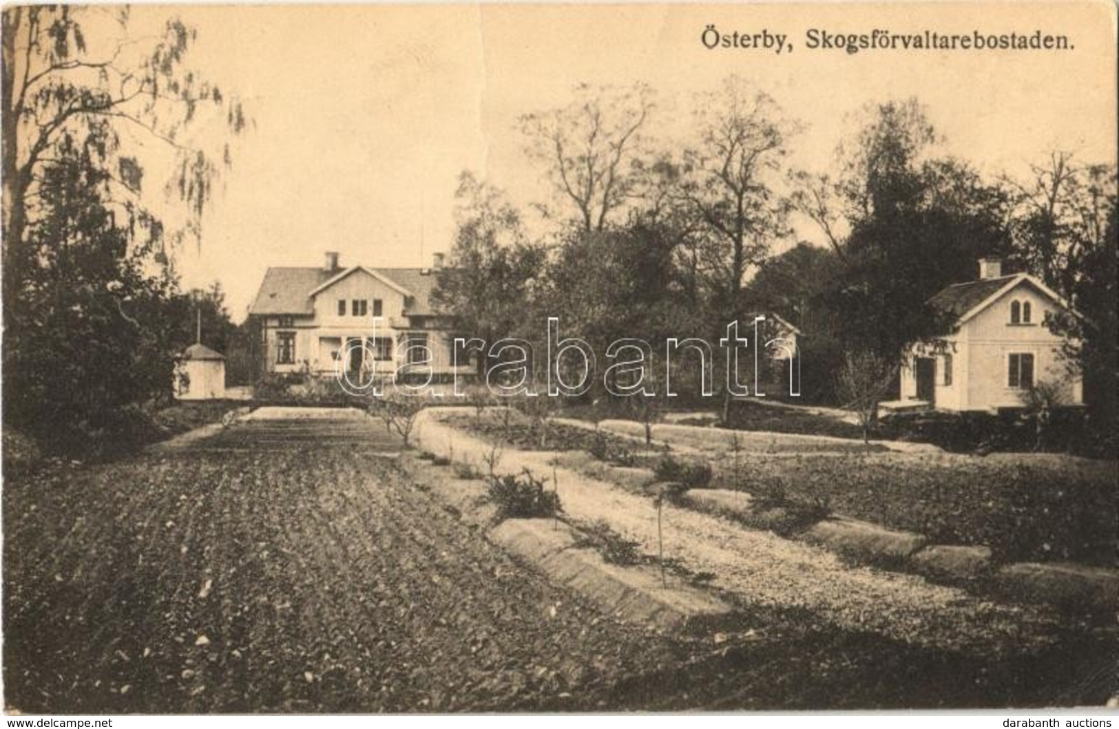 T2/T3 1920 Österbybruk, Skogsförvaltarebostaden / Forester's House (crease) - Non Classés