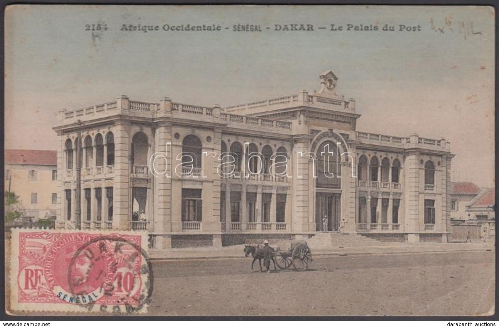 T2/T3 1912 Dakar, Le Palais Du Port / Harbour, Palace. TCV Card (EK) - Non Classés