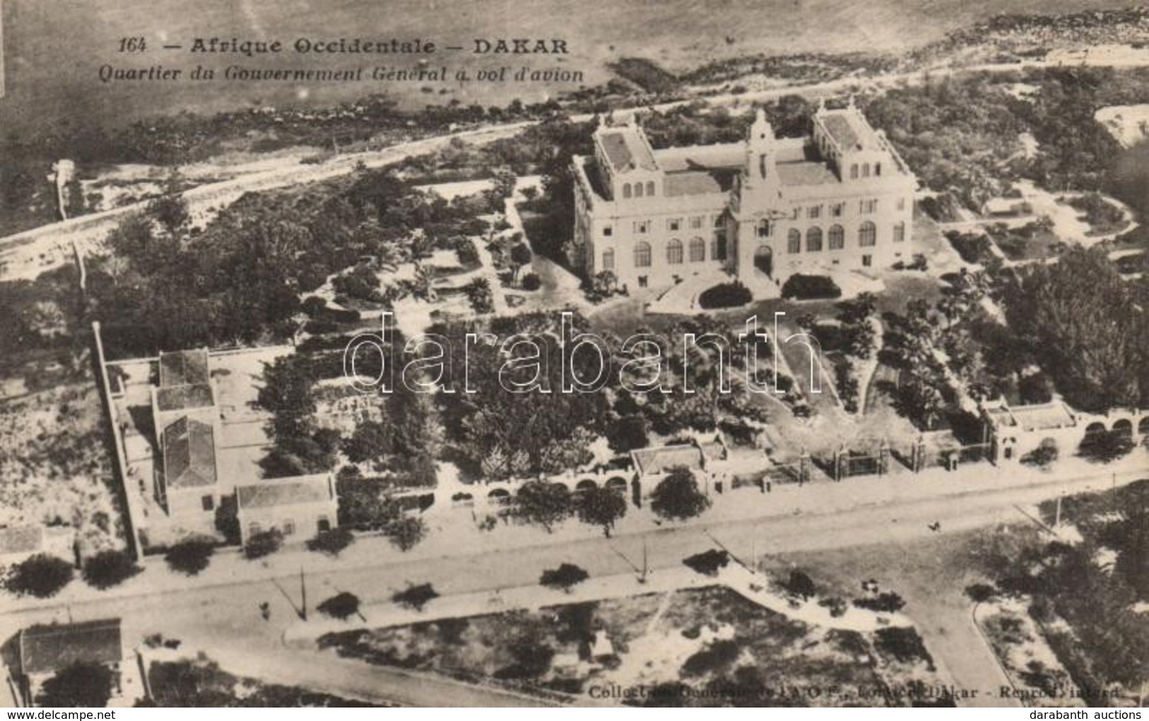 ** T2 Dakar, Quartier Du Gouvernement Général A Vol D'avion / Government District, Aerial View - Unclassified