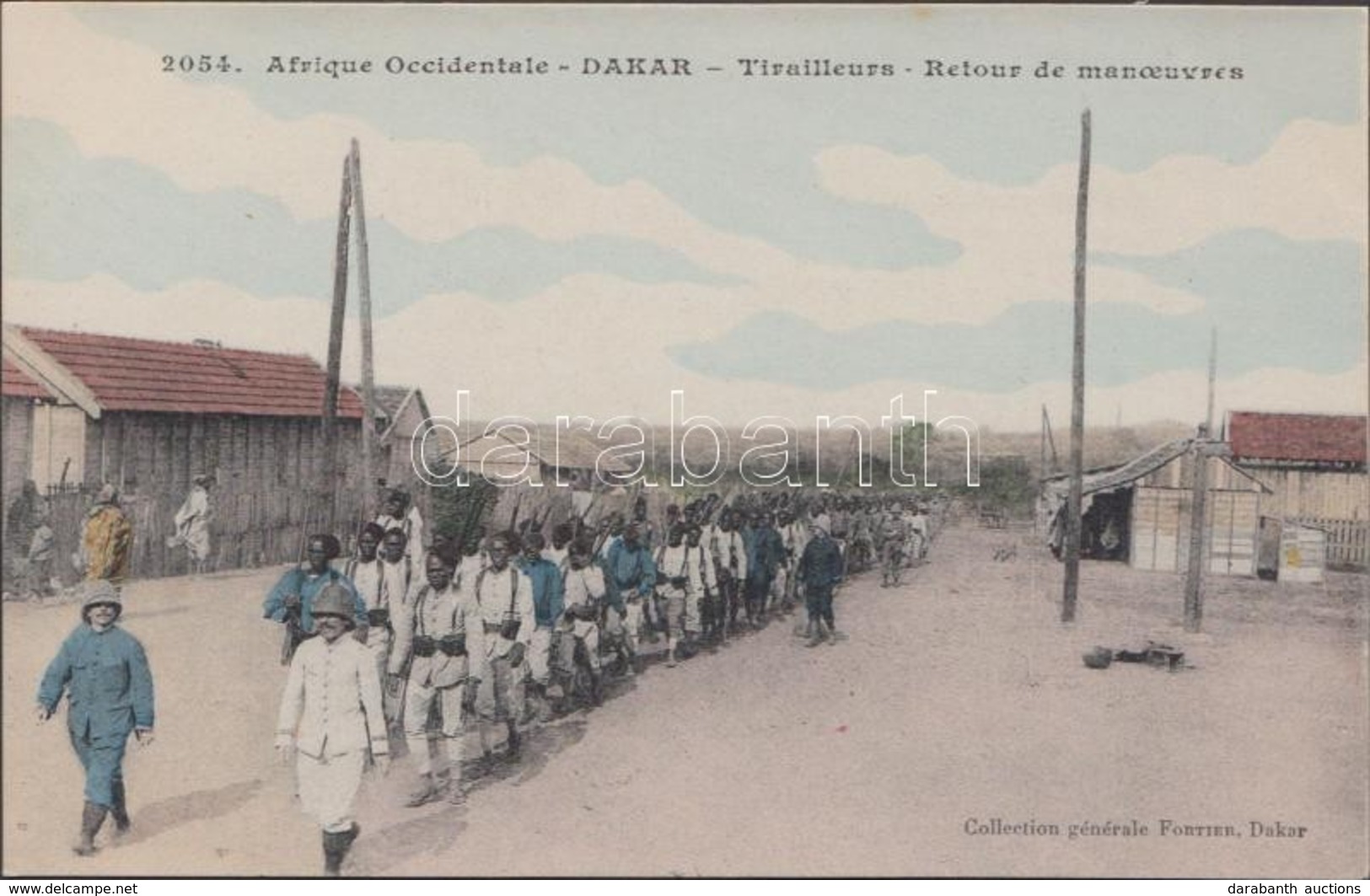 ** T1/T2 Dakar, Tirailleurs, Retour De Manoeuvres / Soldiers Returning From Maneuvre - Unclassified