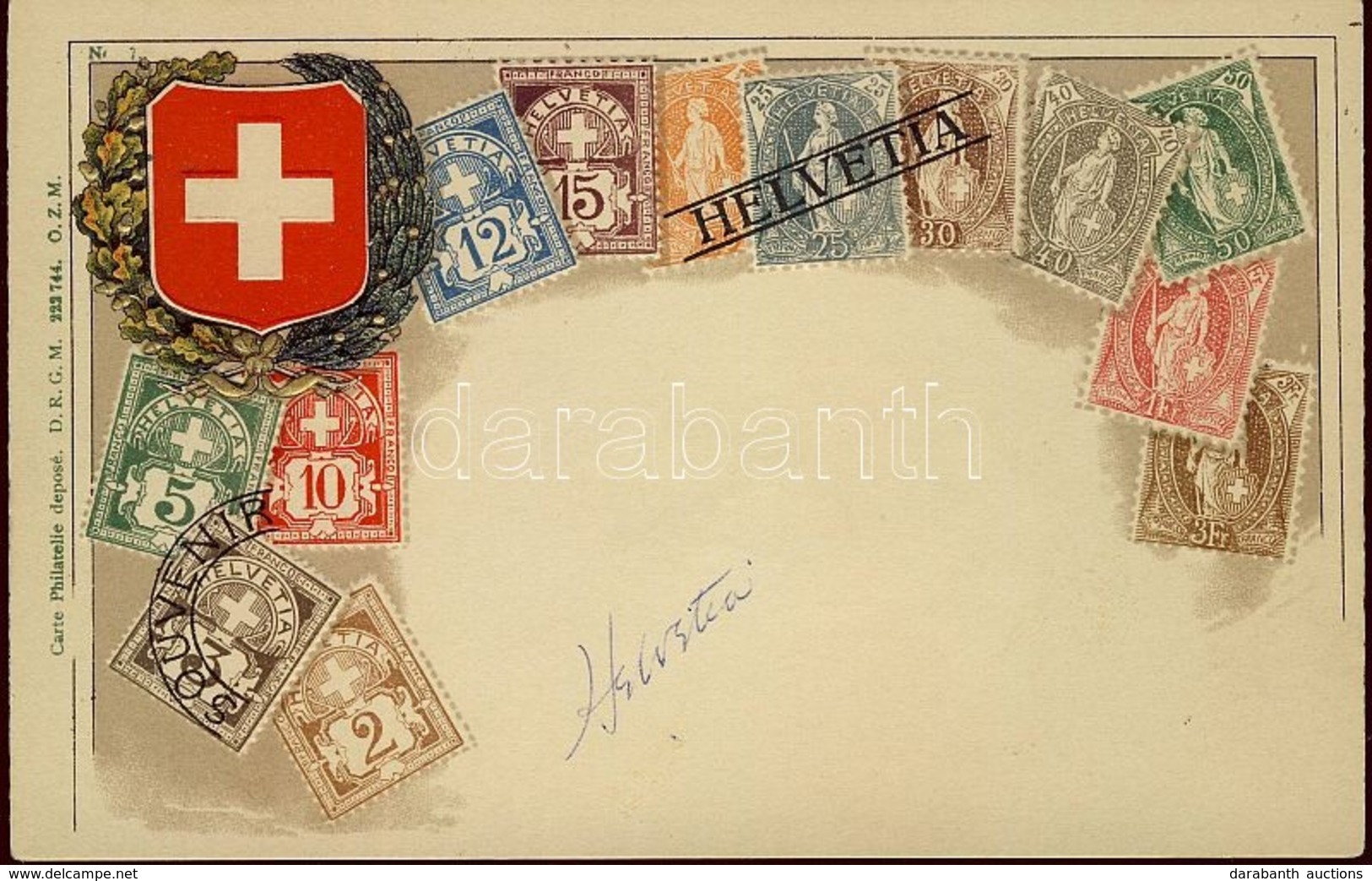 * T3/T4 Stamps Of Switzerland, Coat Of Arms, Emb. Litho (pinholes) - Unclassified