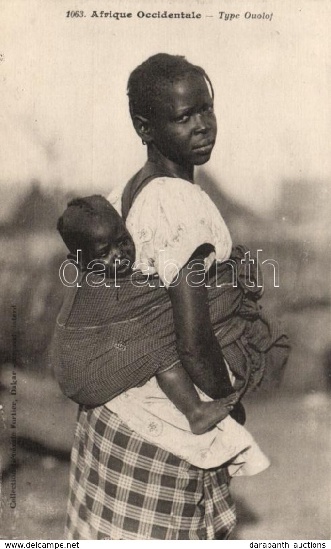 ** T2 Type Ouolof / Ouolof Woman With Her Child, Senegalese Folklore - Sin Clasificación