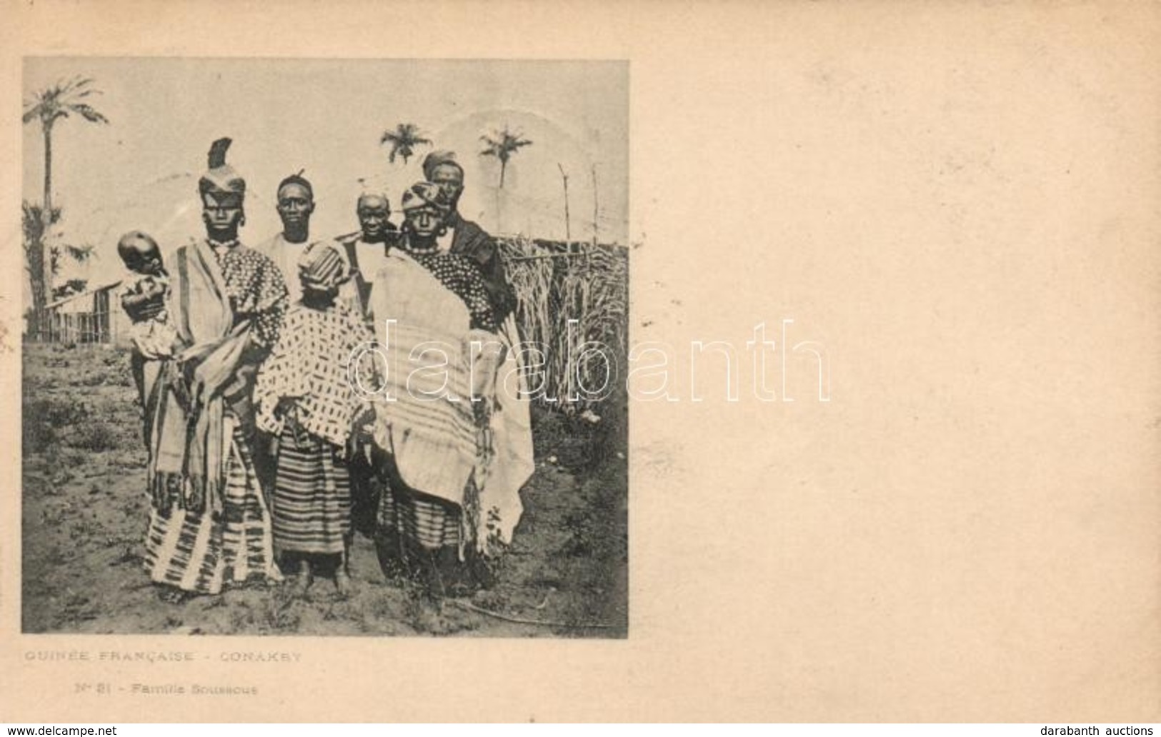 T2 1901 Conakry, Famille Soussous / Susu Family, Guinean Folklore - Ohne Zuordnung