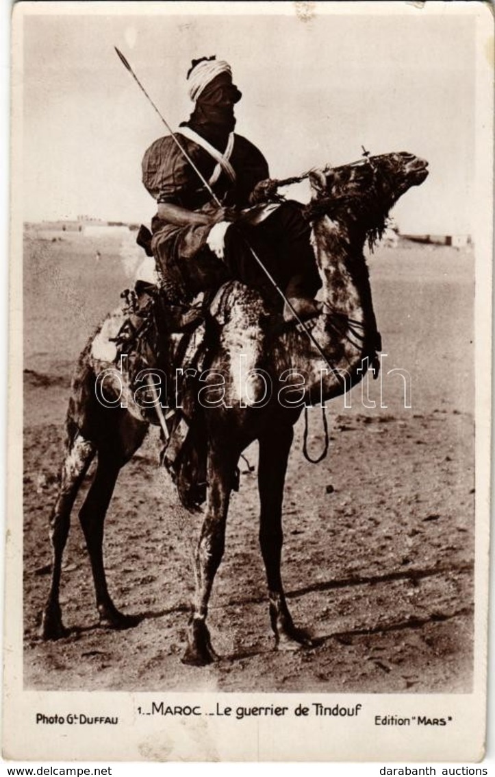 ** T2/T3 Le Guerrier De Tindouf / Warrior From Tindouf, Camel, Moroccan Folklore (Rb) - Ohne Zuordnung