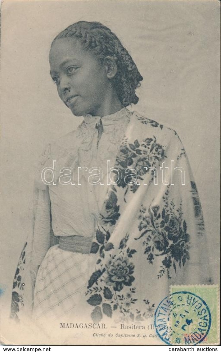 T2 1904 Rasitera Woman, Madagascar Folklore. TCV Card - Zonder Classificatie