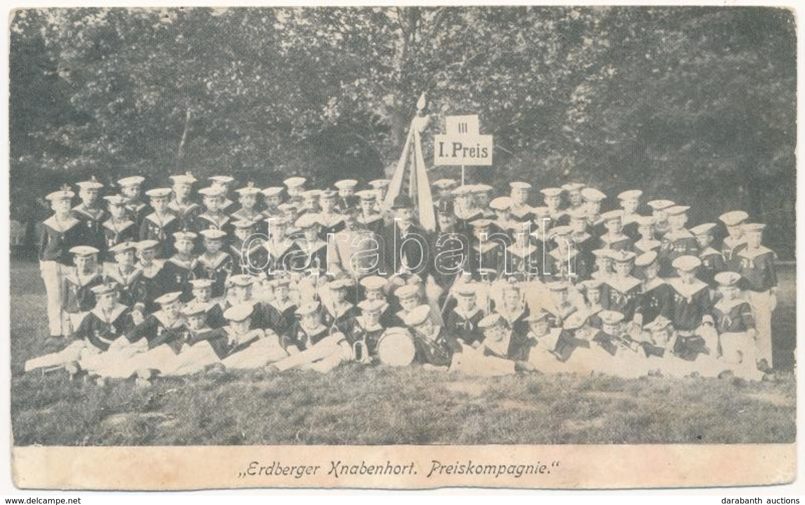 ** T3 Erdberger Knabenhort. III. I. Preiskompagnie / K.u.K. Kriegsmarine, Mariner Cadets (Rb) - Ohne Zuordnung