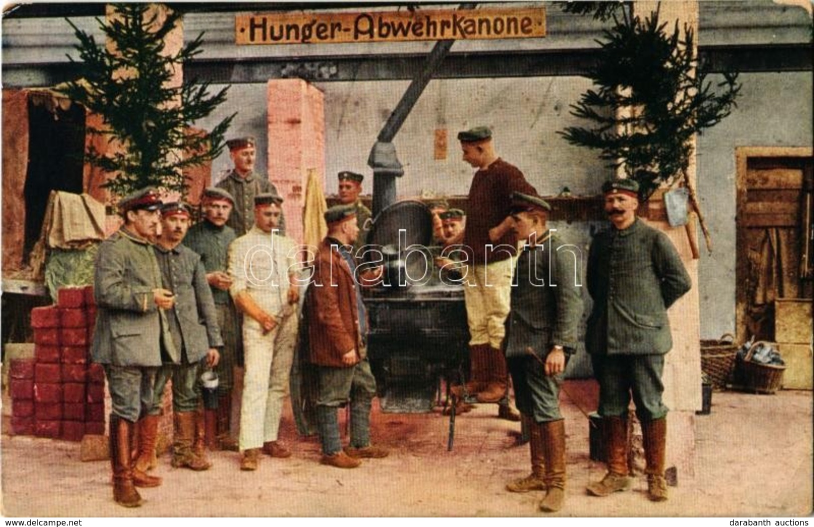 ** T2/T3 Die Hunger-Abwehrkanone. Der Europäische Krieg 1914/16. Nr. 134. / WWI 'The Starvation Defense Cannon' Austro-H - Zonder Classificatie