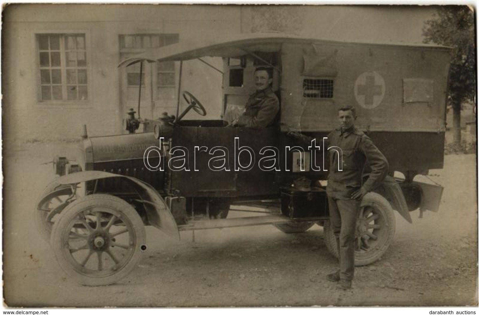 T2/T3 1918 K.u.K. Sanitäts-Autokolonne Nr. 11. K.u.k. Autotruppe / Austro-Hungarian Military Red Cross Ambulance Automob - Ohne Zuordnung