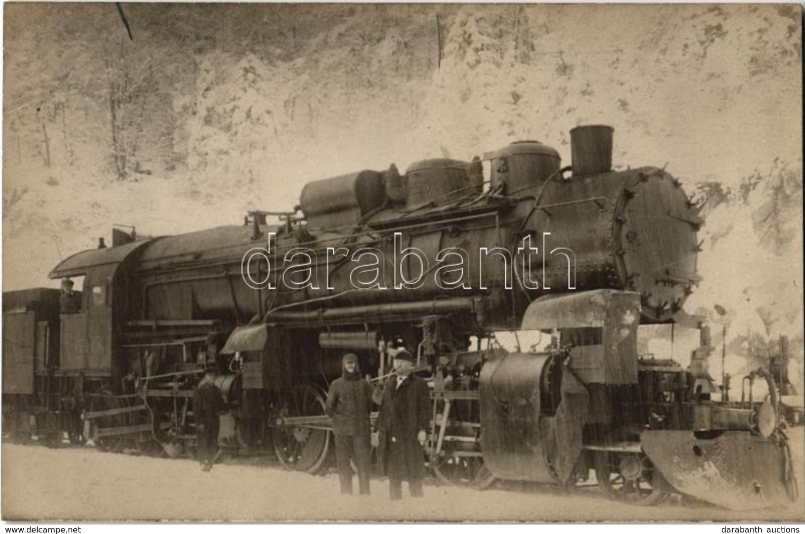 ** T2 MÁV 601. Sorozatú 105 Típúsú Malett-rendszerű Hegyi Tehervonati Gőzmozdonya / Hungarian State Railways's Locomotiv - Unclassified