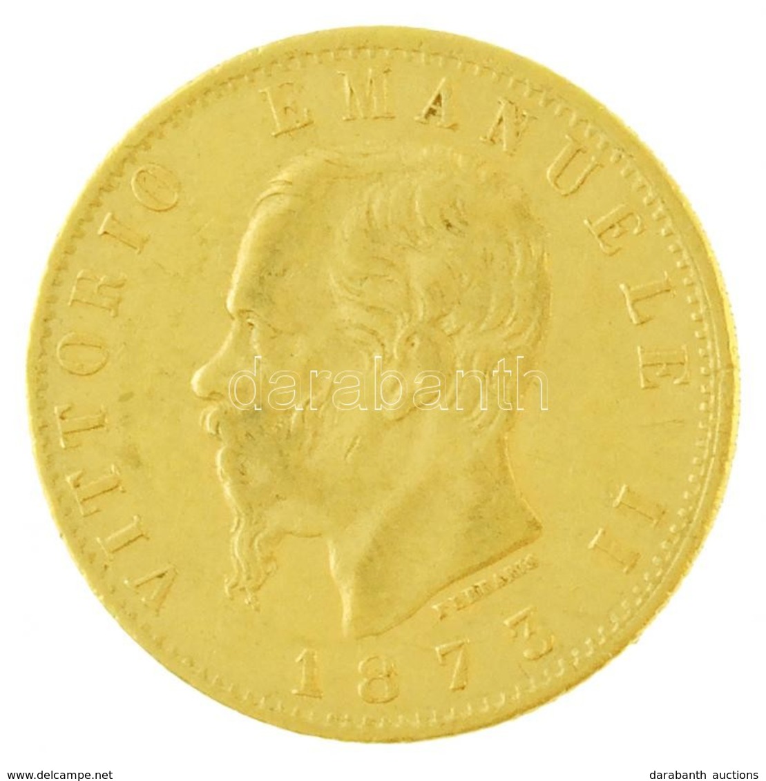 Olaszország 1873M-BN 20L Au 'II. Viktor Emánuel' (6,44g/0.900) T:2-
Italy 1873M-BN 20 Lire Au 'Vittorio Emanuele II' (6, - Sin Clasificación