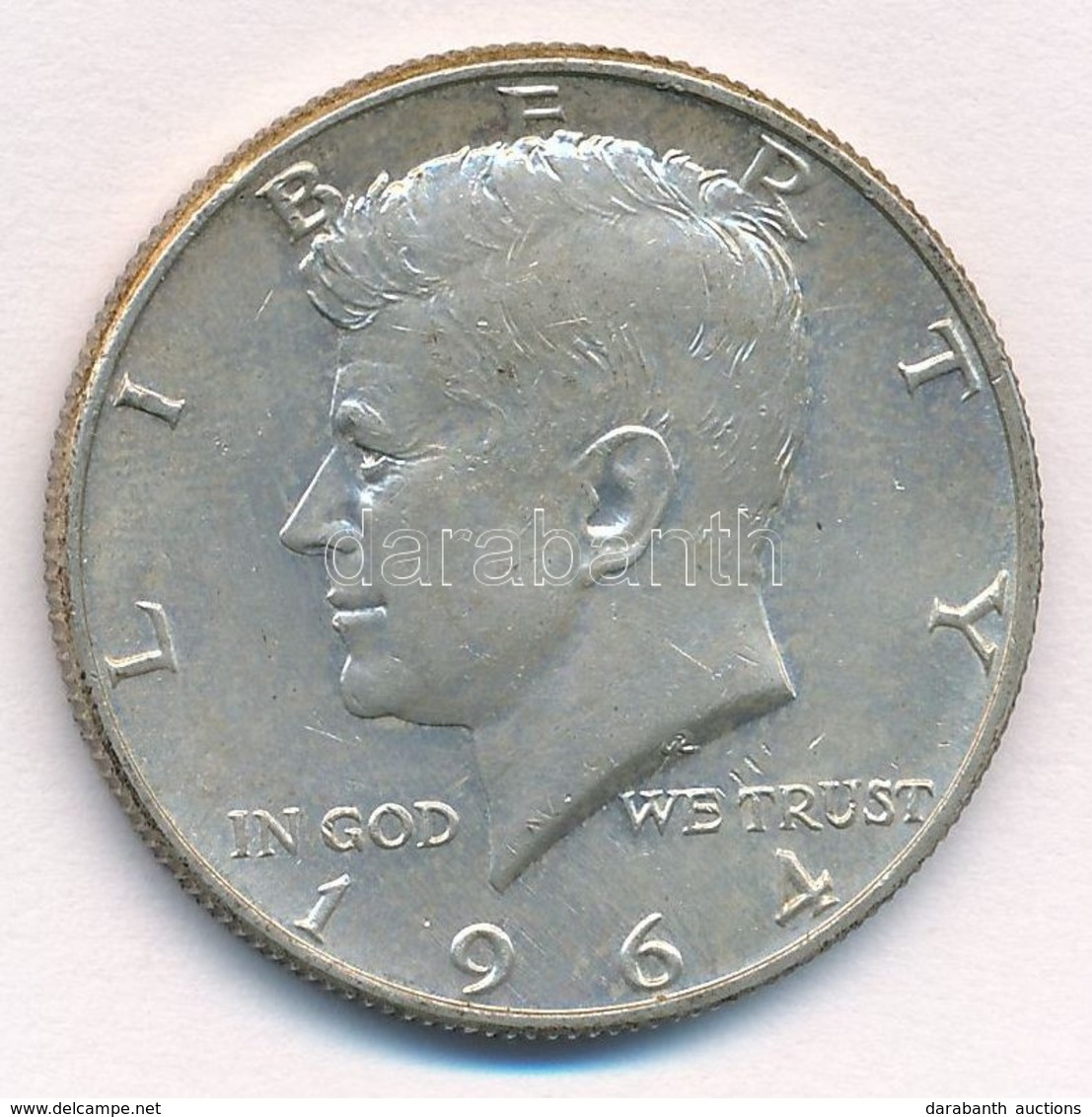 Amerikai Egyesült Államok 1964D 1/2$ Ag 'Kennedy' T:1- 
USA 1964D 1/2 Dollar Ag 'Kennedy' C:AU 
Krause KM#202 - Unclassified