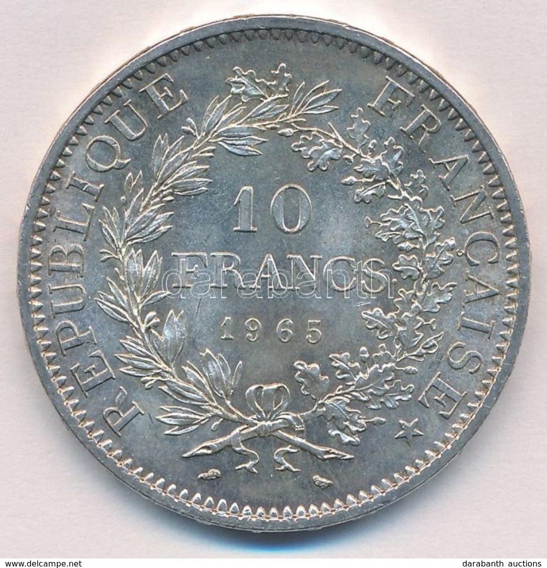 Franciaország 1965. 10Fr Ag T:1- Patina 
France 1965. 10 Francs Ag C:AU Patina
Krause KM#932 - Zonder Classificatie