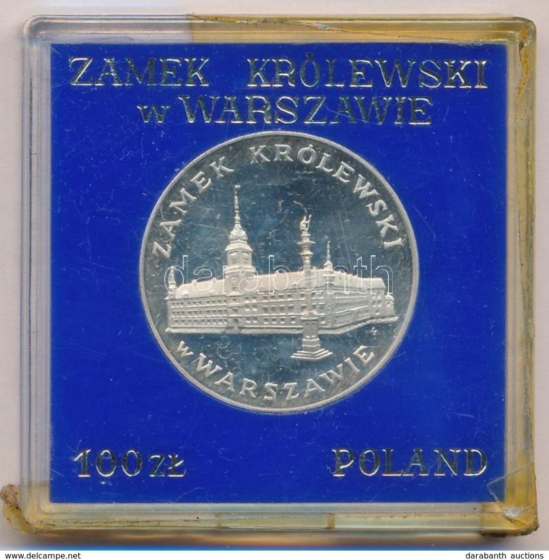 Lengyelország 1975. 100Zl Ag 'A Varsói Királyi Palota' Eredeti Plasztik Tokban T:PP, 1
Poland 1975. 100 Zlotych Ag 'Roya - Zonder Classificatie