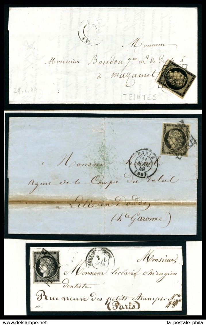 O 20c Cérès: Collection De 31 Exemplaires Dont Nuances, Paires Et Lettres, Très Belle Qualité. SUP  Qualité: O - 1849-1850 Cérès