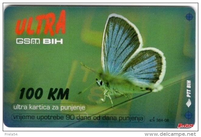 Bosnia Post Sarajevo - ULTRA PREPAID CARD (recharge) 100 KM - Bosnië