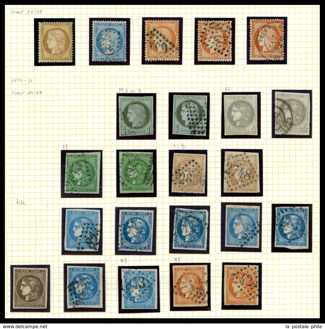 & 18491907: Collection De Timbres Neuf Et Oblitérés, Des Exemplaires Par Multiples, Des Oblitérations, De Bonnes Valeurs - Collezioni