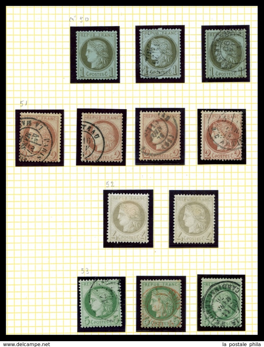 & 18491907: Collection De Timbres Neuf Et Oblitérés, Des Exemplaires Par Multiples, Des Oblitérations, De Bonnes Valeurs - Collezioni