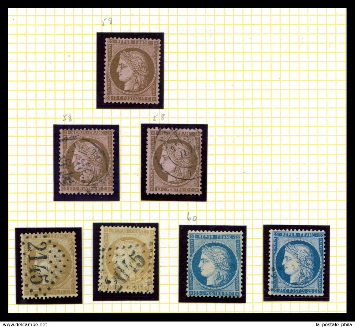 & 18491907: Collection De Timbres Neuf Et Oblitérés, Des Exemplaires Par Multiples, Des Oblitérations, De Bonnes Valeurs - Collezioni