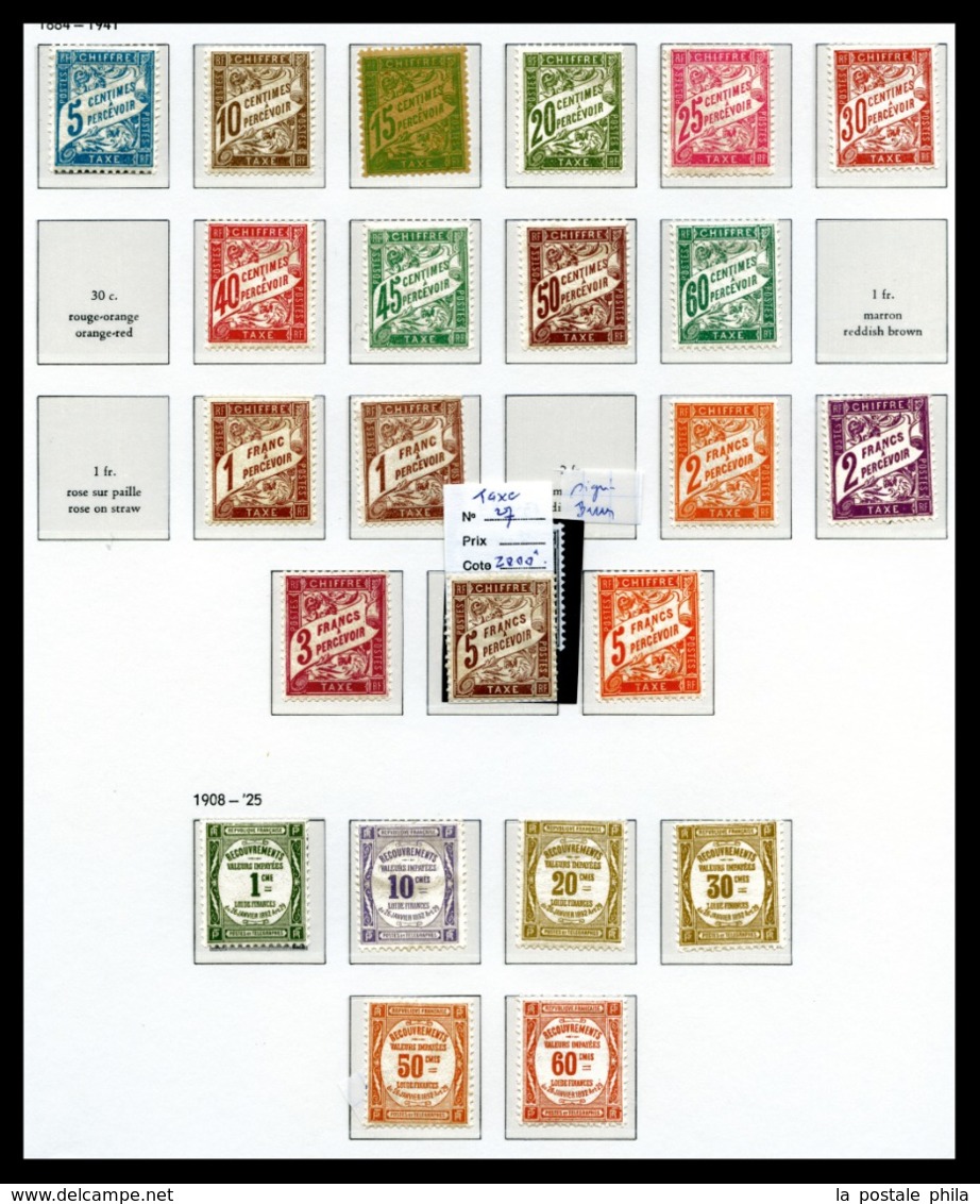 19002009, POSTE, PA, BLOCS, CARNETS, TAXE, SERVICE: Collection Très Complète De Timbres Neufs */** Presentée En 8 Albums - Collections