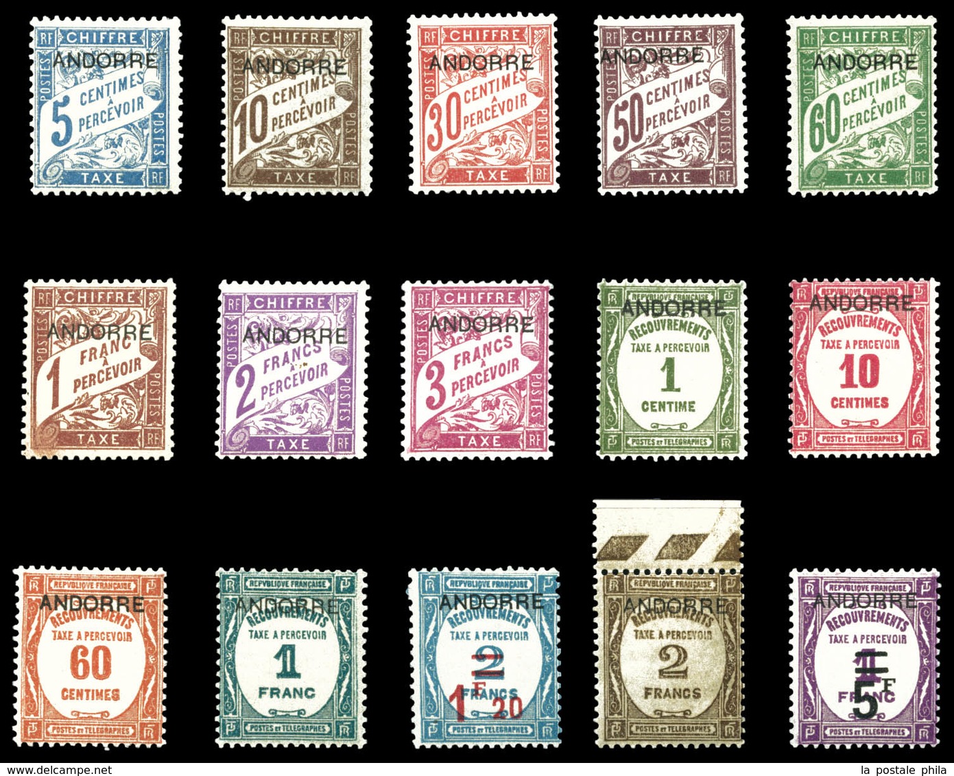 ** N°1/15, Les 2 Séries SUP. R. (certificat)  Qualité: **  Cote: 1500 Euros - Unused Stamps