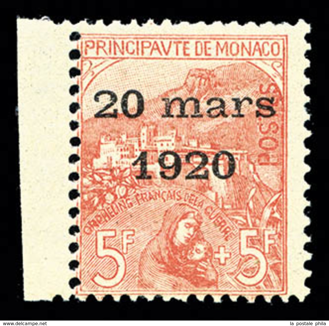 ** N°43, 5F +5F Rose Sur Verdâtre, Bord De Feuille Latéral Gauche, Fraîcheur Postale, SUPERBE Et RARE (signé Brun/Calves - Nuovi