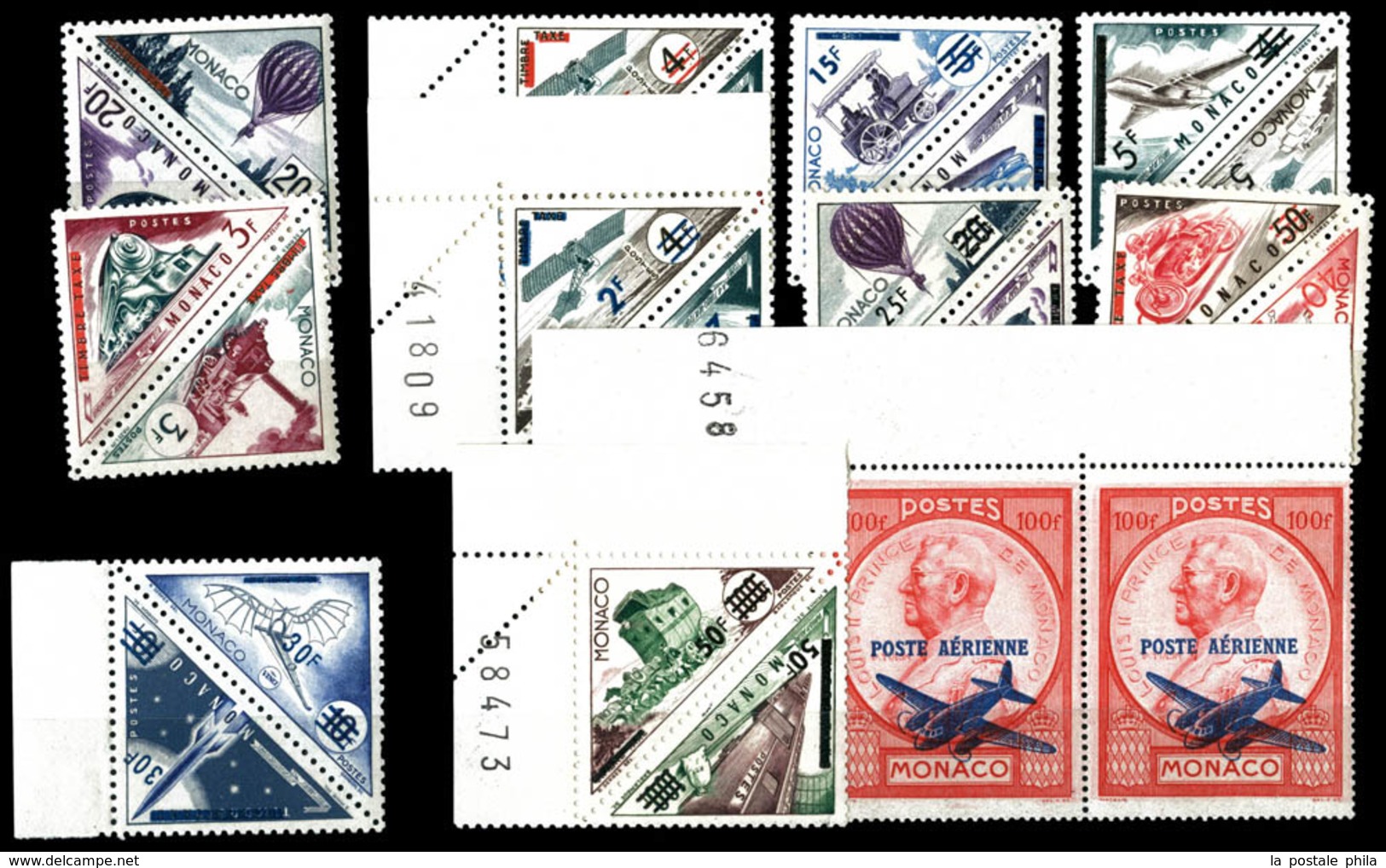 N N°1885, 1985/1950, Poste, PA Et Taxe: Ensemble De Bonnes Valeurs Neuves */** Dont 184** N°200/214** Taxe N°10*. TB  Qu - Collections, Lots & Séries