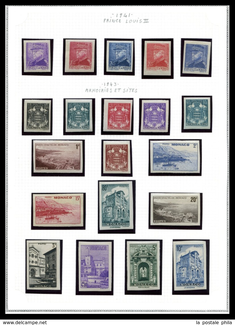 N 1885 à 2017, POSTE, PA, Blocs, Préo, Taxe: Très jolie collection (timbres en majorité neufs **) en cinq volumes compre