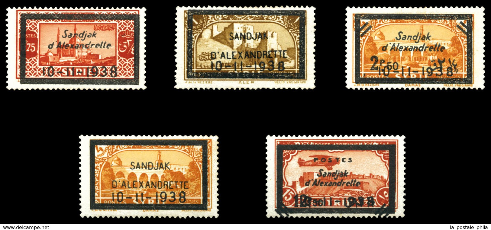 * N°13/17, Série Complète. TB (signé Brun)  Qualité: *  Cote: 235 Euros - Unused Stamps