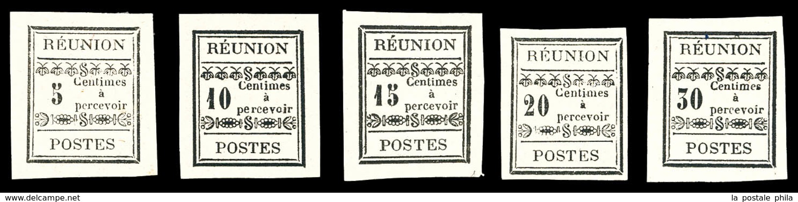 (*) N°1/5, Série De 5 Valeurs De 1889. TB  Qualité: (*)  Cote: 255 Euros - Briefe U. Dokumente
