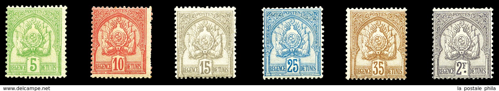 * N°22/27, Série Complète De 1899, Les 6 Valeurs TB  Qualité: *  Cote: 322 Euros - Unused Stamps
