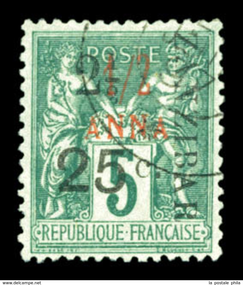O N°32, 2 1/2 Et 25c Sur 1/2a . TTB  Qualité: O  Cote: 210 Euros - Unused Stamps