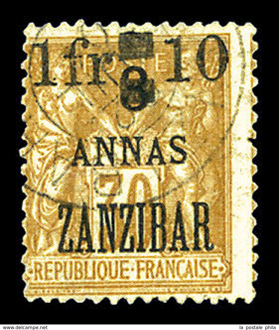 O N°61, 1 Fr Et 10 Sur 3a Sur 30c. SUP (signé Brun/certificat)  Qualité: O  Cote: 2300 Euros - Unused Stamps