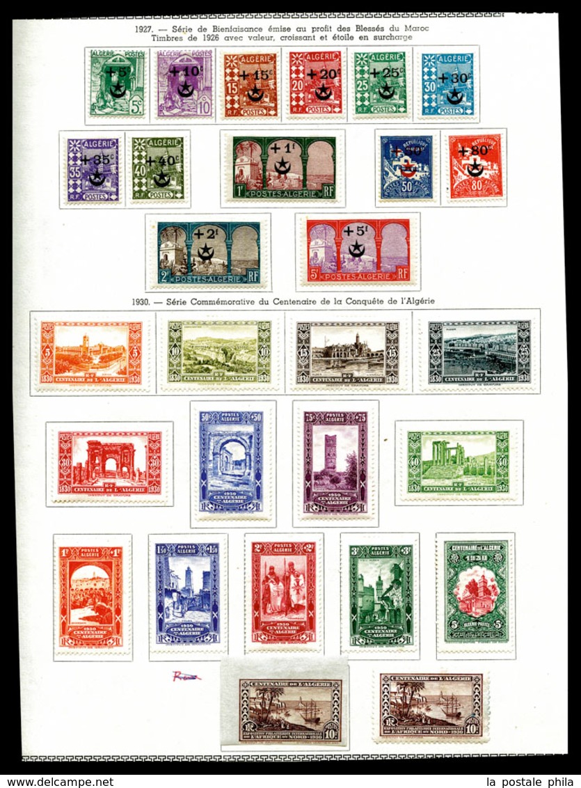 * ALGERIE, Poste, PA, Préo, Colis Postaux, Taxe: Jolie Collection Bien Fournie, Timbres Très Frais, Tous TTB  Qualité: * - Collections