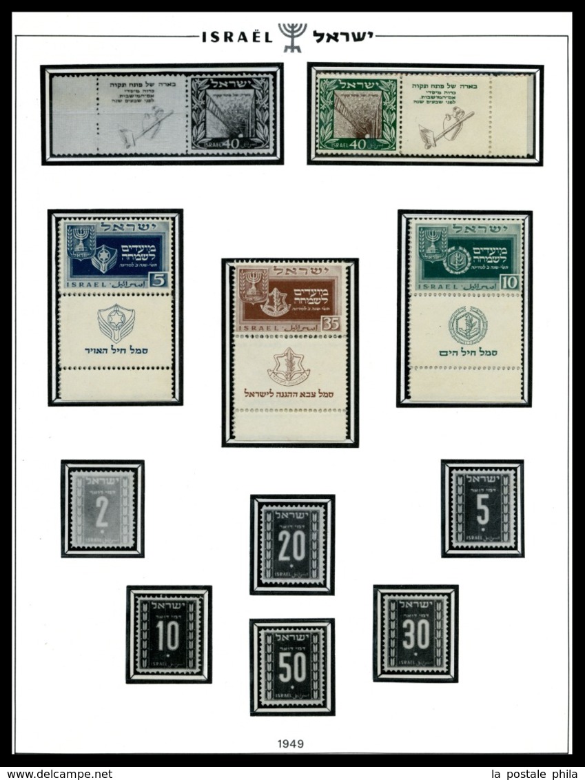 ** 1948 à 1966: Collection Bien Fournie Dont Tabs, Présentée En Album. TTB  Qualité: **  Cote: 7340 Euros - Unused Stamps (with Tabs)