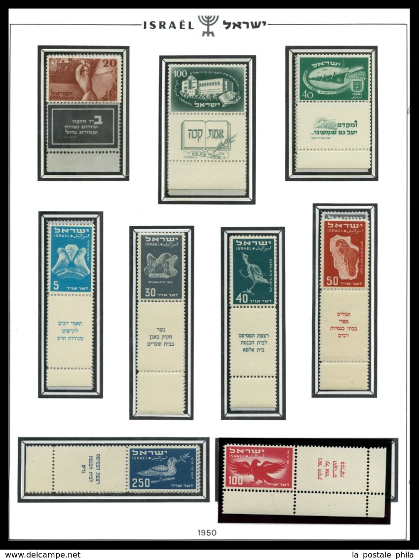 ** 1948 à 1966: Collection Bien Fournie Dont Tabs, Présentée En Album. TTB  Qualité: **  Cote: 7340 Euros - Unused Stamps (with Tabs)