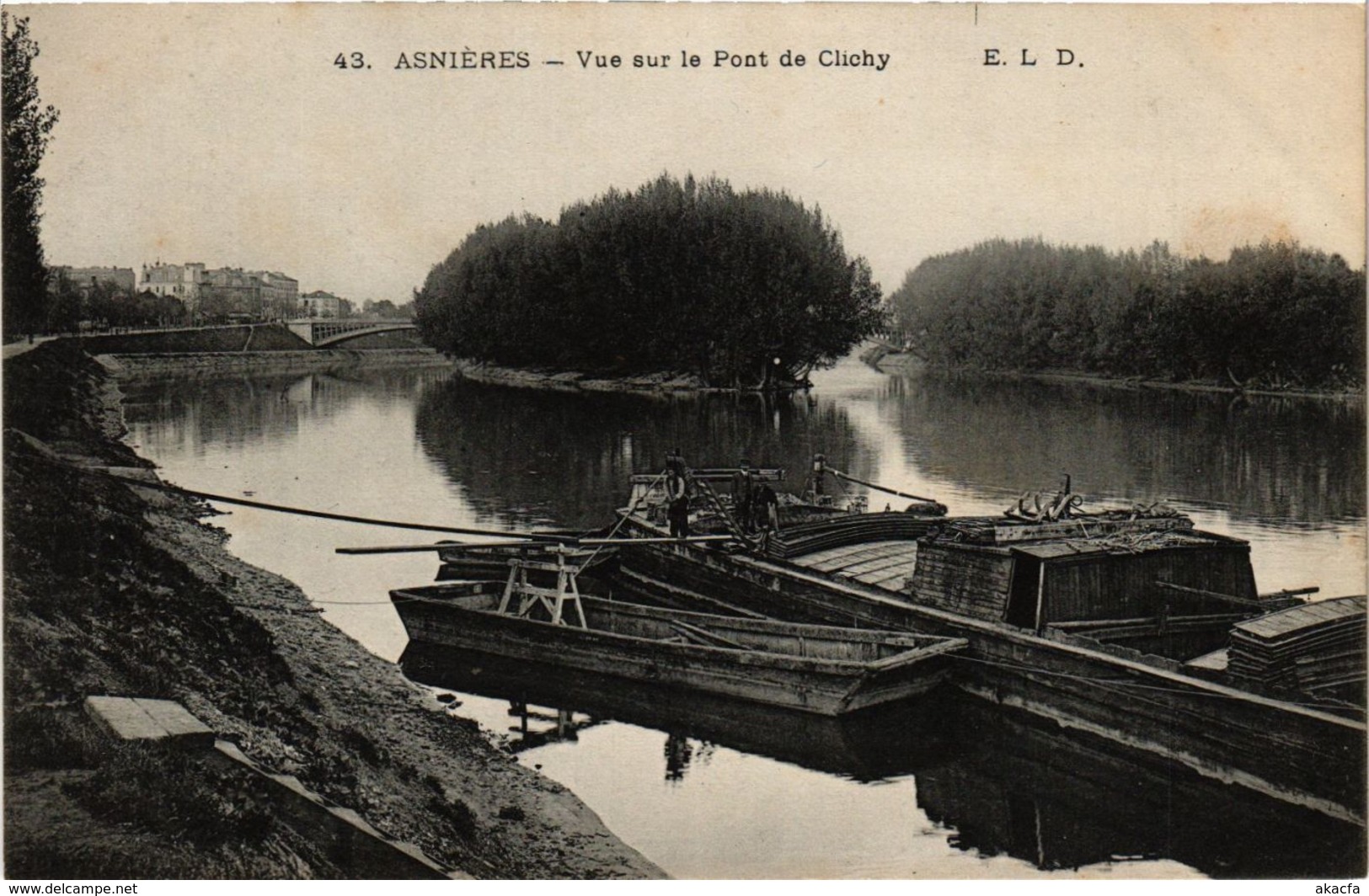 CPA ASNIERES - Vue Sur Le Pont De Clichy (297229) - Arnières