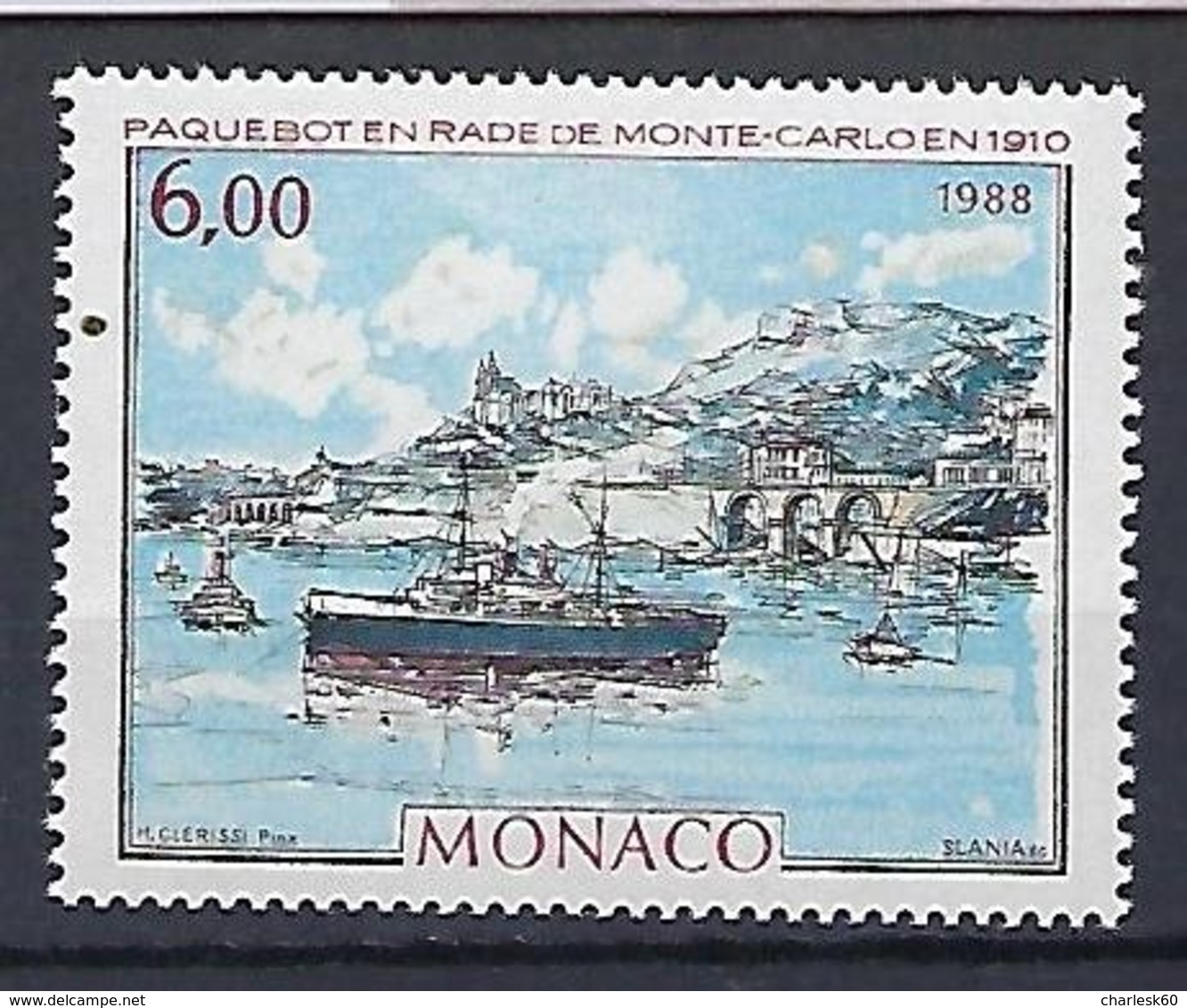 Timbres - 1988 - Monaco 1643 - Neuf ** - Neufs