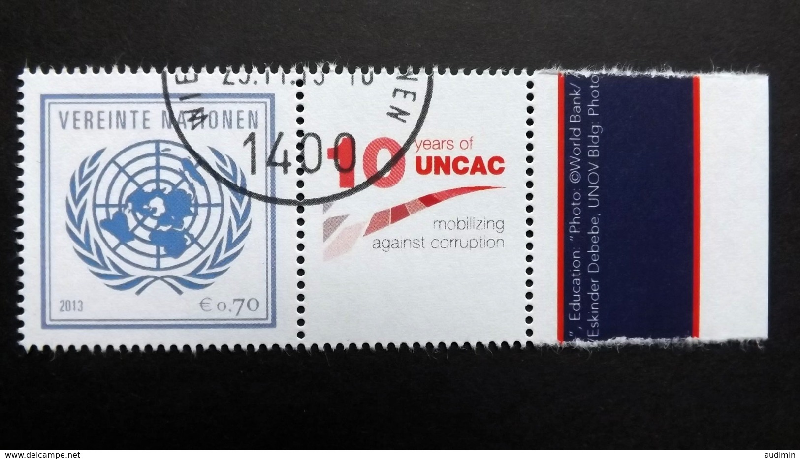 UNO-Wien 797 Oo/used, Antikorruption - Gebraucht