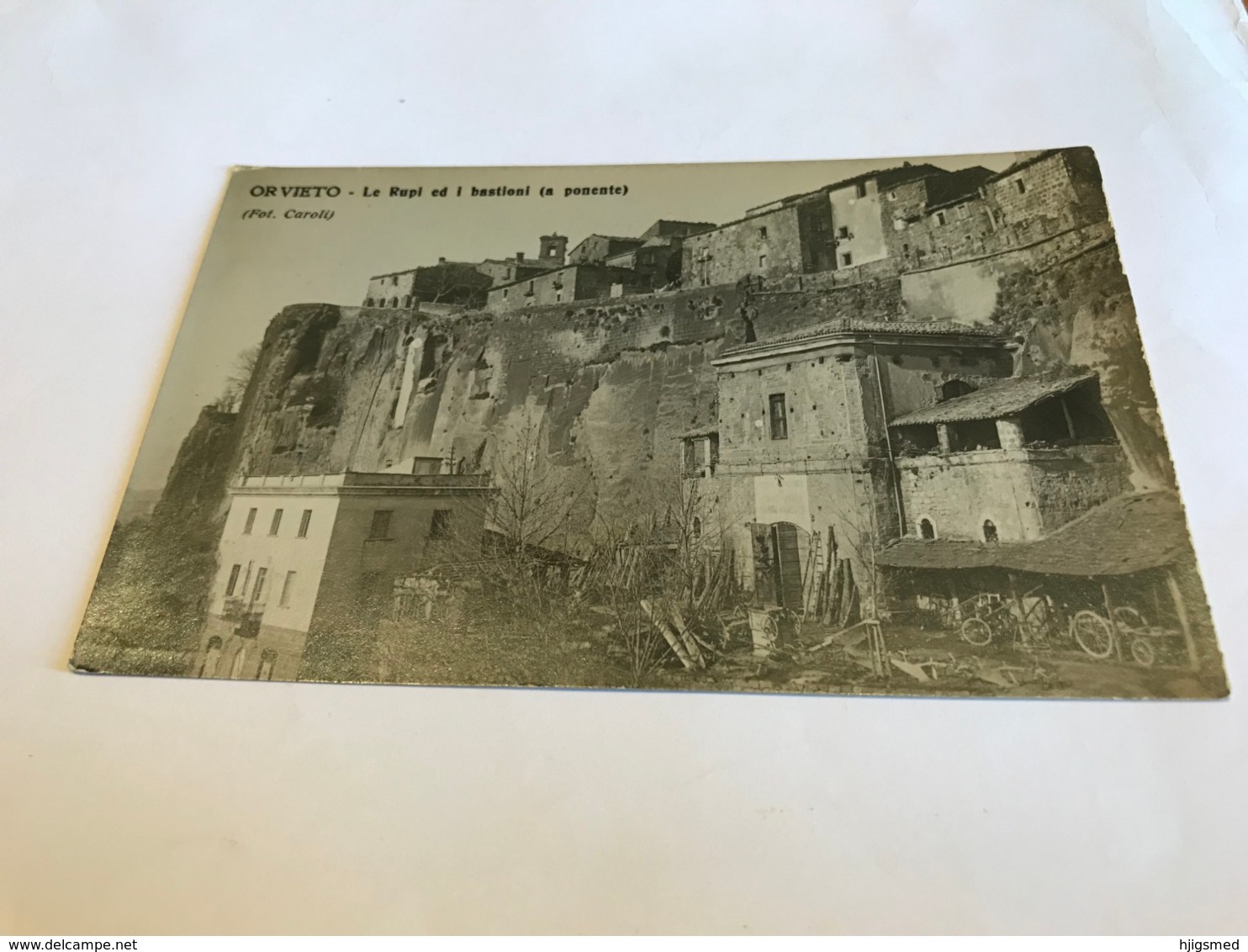 Italy Italia Italie Orvieto Umbria Le Rupi Ed I Bastioni A Ponente Castle RPPC 11143 Post Card Postkarte POSTCARD - Other & Unclassified