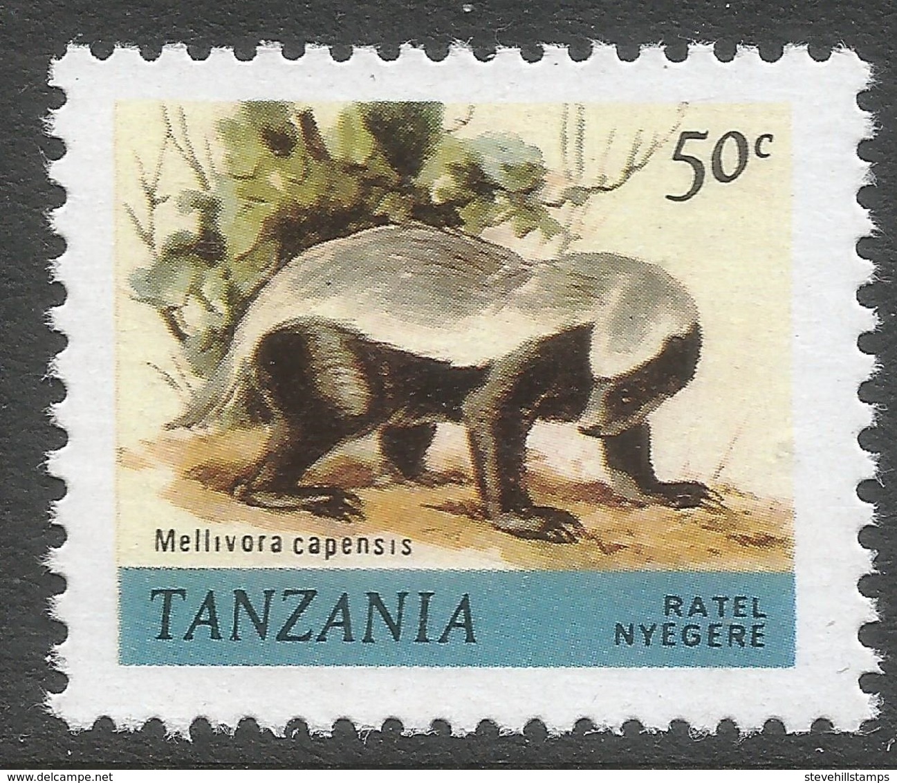 Tanzania. 1980 Wildlife. 50c MNH. SG 310 - Tanzania (1964-...)