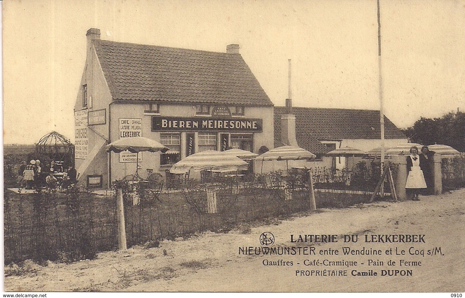 NIEUWMUNSTER-ZUIENKERKE"LAITERIE DU LEKKERBEK"PHOTO EUG.FERONT - Zuienkerke